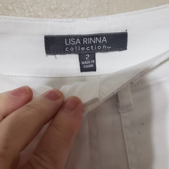 Lisa Rinna Collection Colored Cuffed Capri Pants 2 - Picture 3 of 10
